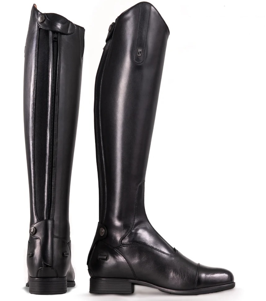 Tredstep Donatello III black dress boot — Tall Boots